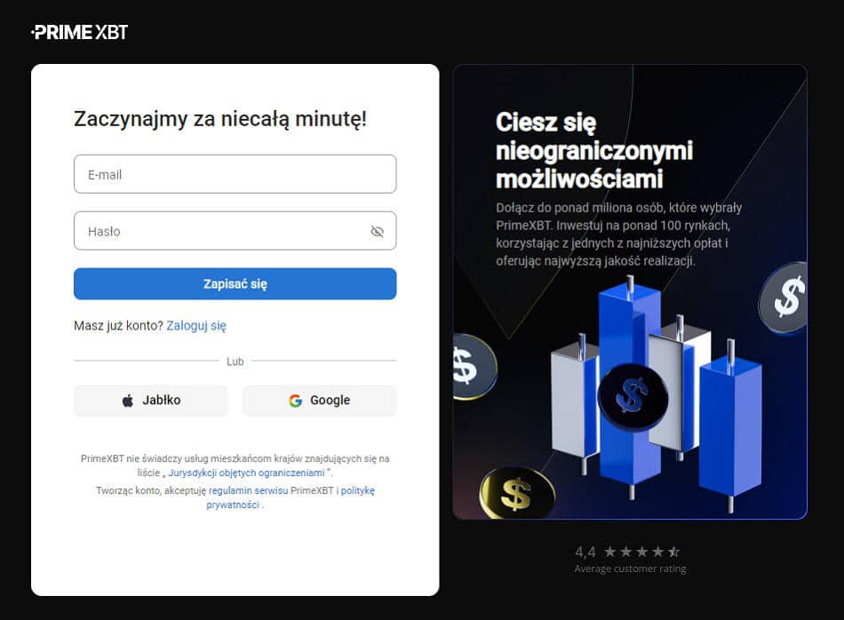 PrimeXBT Crypto Broker - Twoje okno na świat kryptowalut PrimeXBT Crypto Broker - Twoje okno na świat kryptowalut